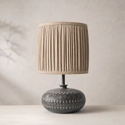 Ceramic Table Lamp with 3-Way Bulb