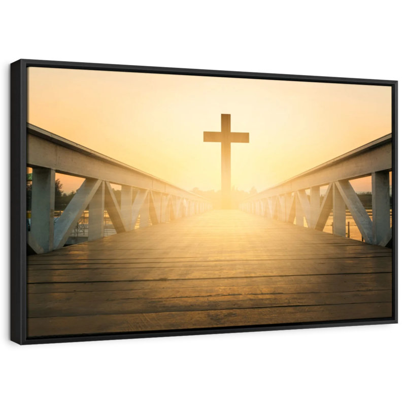 " Beyond The Cross Wall Art ", 9" H x 13" W