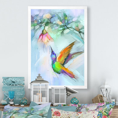 Papillon abstrait - Peinture