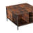 Brown Square Metal Frame Coffee Table With Lift Top