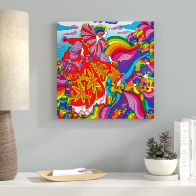 « arc-en-ciel », impression sur toile tendue