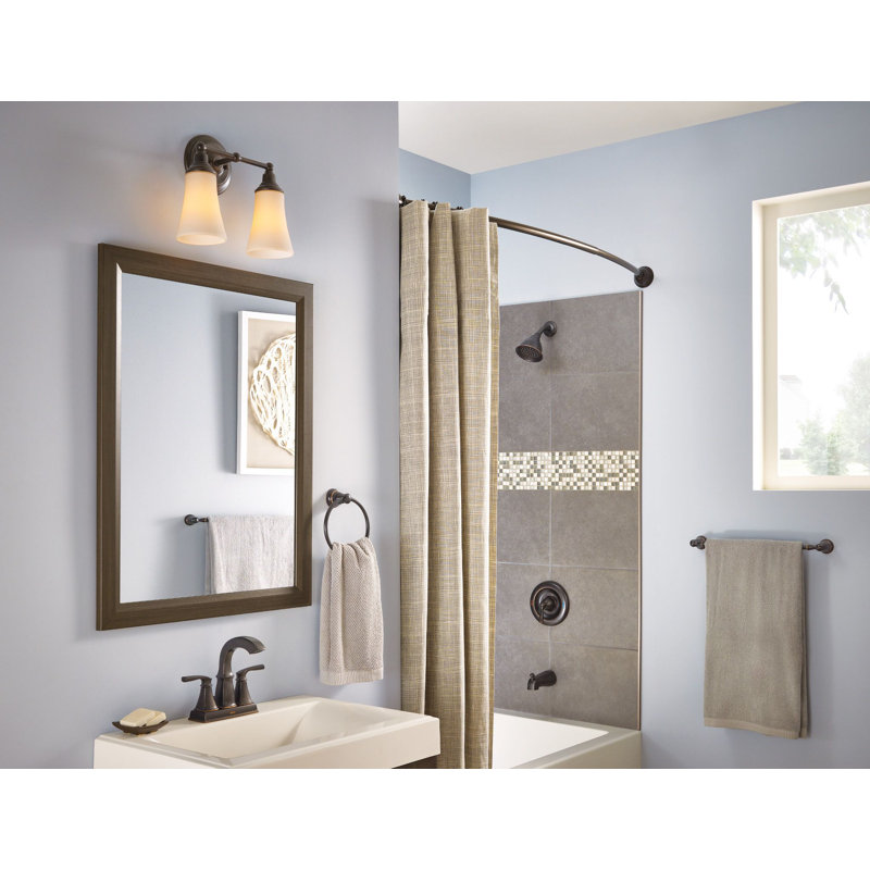 Lumière pour meuble-lavabo 2 lumières Rothbury, Bronze huilé