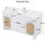Meuble-lavabo 60 po avec lavabo SMC-1745993802