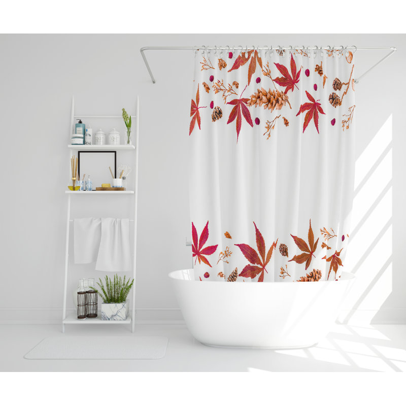 Saephan Polyester Shower Curtain Set, 168cm H x 168cm W