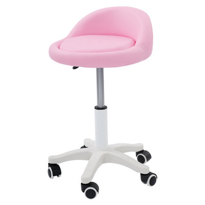 Adjustable Rolling Office Stool