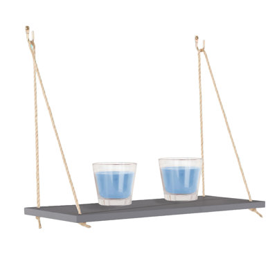 Thames Rope Hanging Shelf Kit, Foiled Finish