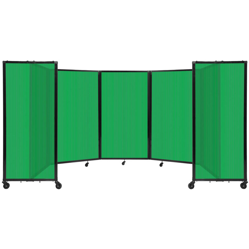 Cloison murale en polycarbonate 360, H 90 po x l 106 po x P 12 po, Vert