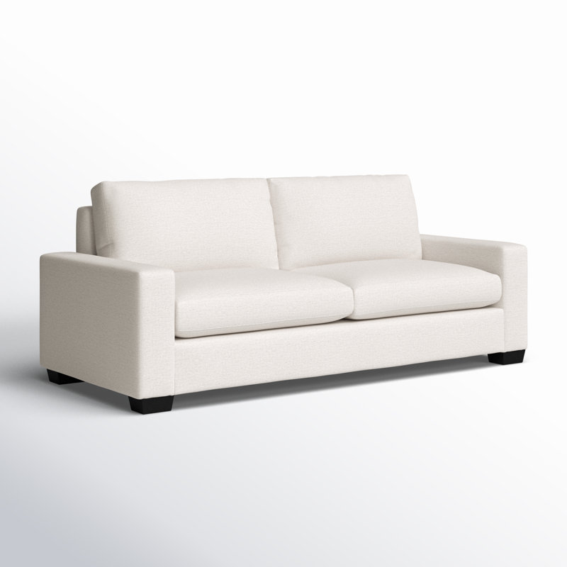 Canapé rembourré 91 po Jonie, Chenille Crypton® neige Nomad