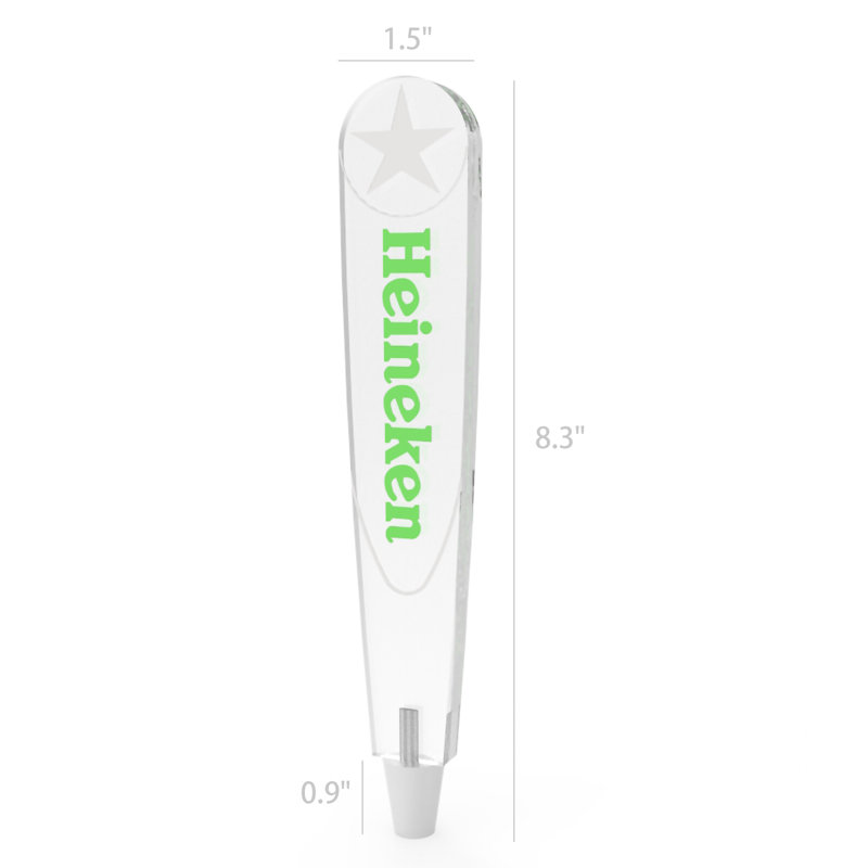 Poignée en lucite Heiteken Fixturedisplays® en plexiglas 14111