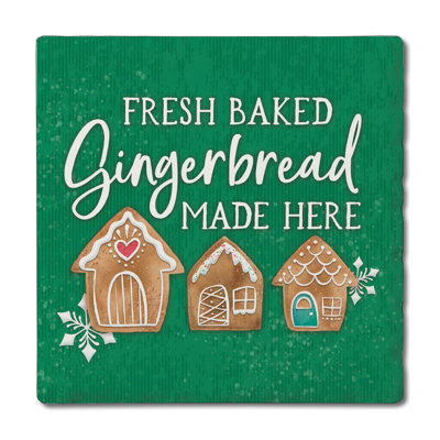  Fresh Baked Gingerbread Single Tumbled Tile Coaster Create Your Own Set