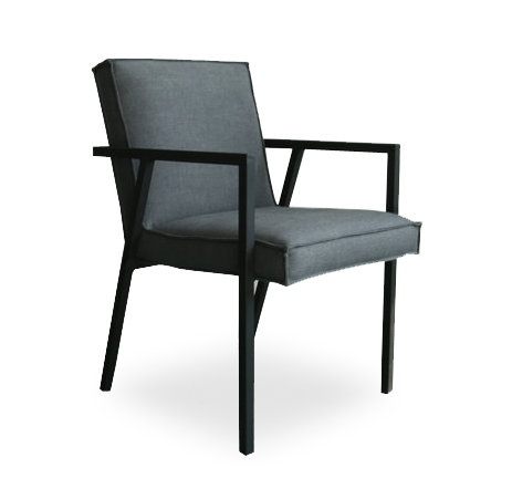 Chaise de salle à manger rembourrée Donnay