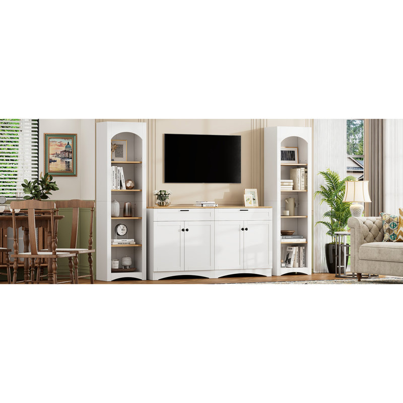 Tillman TV Stand For Tvs Up To 70", White