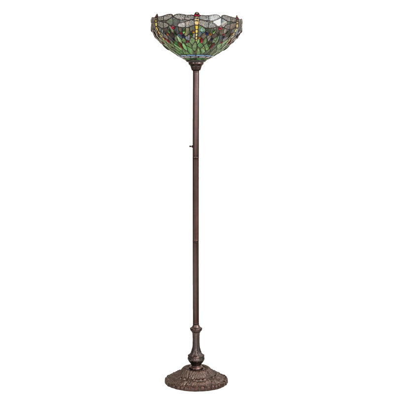 Torchère libellule 72 po Tiffany