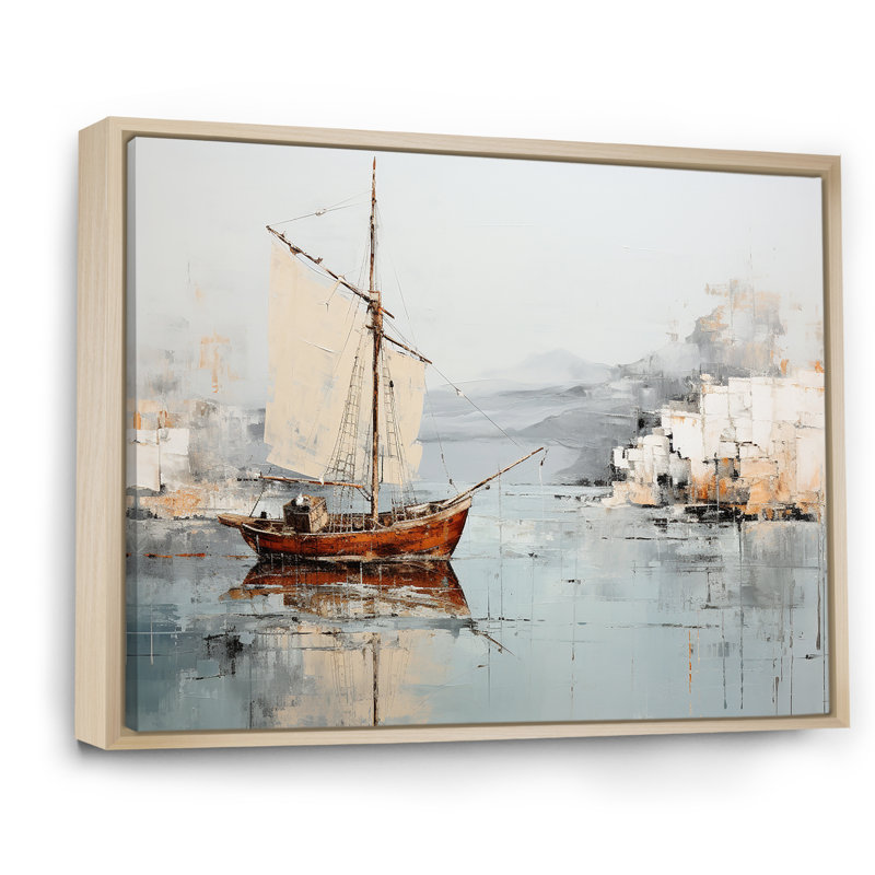 Reproduction d'art sur toile, "Alfonza", H 30 po x l 40 po, Cadre naturel flottant