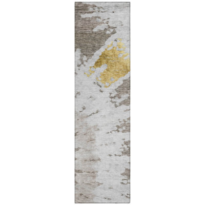 Loreen Washable Abstract Indoor / Outdoor Rug