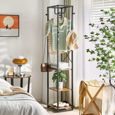 Andromedae Metal Freestanding 8 - Hook Coat Rack