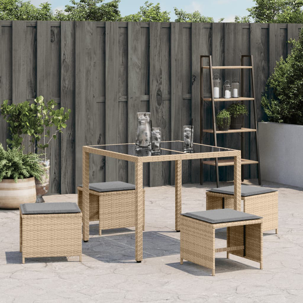 Vidaxl Gartenhocker-Kissen 4 Stk. 41x41x36 cm