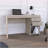 Ibare Two Drawer Computer Desk, One Lower Shelf -Light Gray