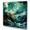Rolling Surf Waves III - art mural vagues