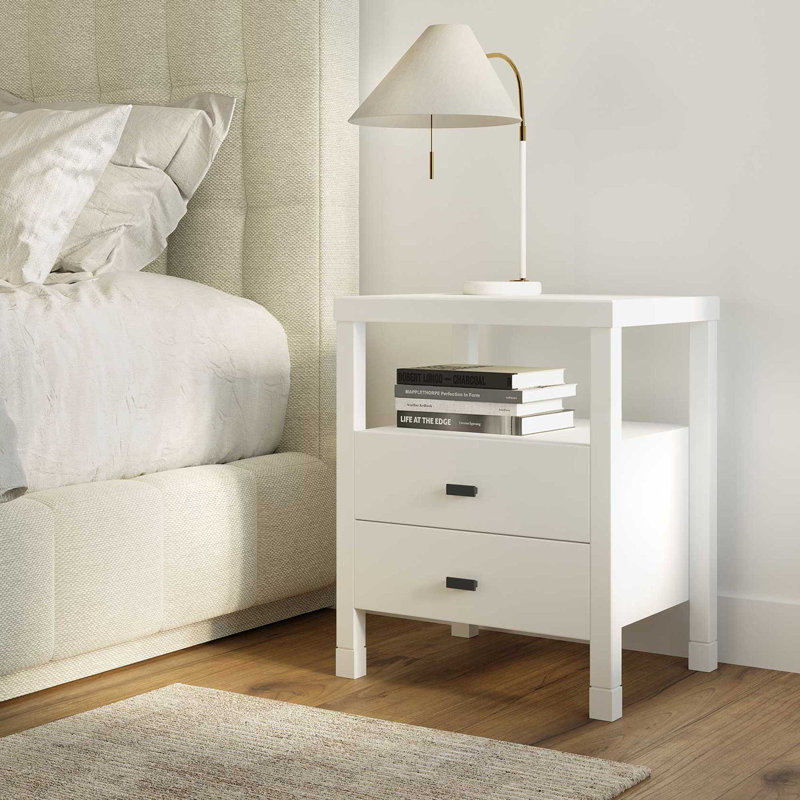 Table de chevet Adelaida, Blanc