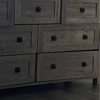 Millwood Pines Addeline 54W 7 Drawers Dresser Organizer, Wood Rustic Wide  Chest of Drawers & Reviews