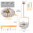 Modern Dimmable Glass Bubble Sphere Chandelier, Dia 15"-1908681391-1908681393