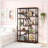 Geometric Design Display Shelf, Spacious Bookcase With Freestanding Industrial Charm For Modern Home Decor-543580475