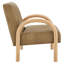 Chaise d'appoint rembourrée en similicuir Lunet-2028224516-2028224518