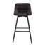 Upholstered Counter Stool with Metal Frame-61601232-135456942