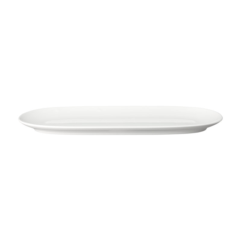 Porcelaine classique grand plateau blanc