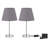 Small Nightstand Lamp with Slender Base Modern