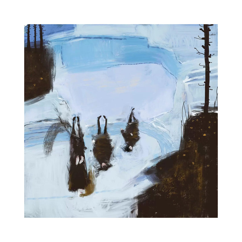 Cold Outside by Anikó Salamon - Wrapped Canvas Gallery-Wrapped Canvas Giclée, 66.04cm H x 66.04cm W