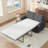 Loveseat Sleeper with Twin Size Memory Mattress-485684768