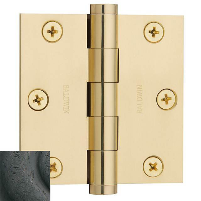 Distressed Oil Rubbed Bronze Butt Bearing Door Hinge