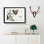 Butterflies on an Orange Flower by Morimoto Toko - Picture Frame Graphic Art Print-55680573-55680576