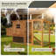 Poulailler d'extérieur en bois extra-large