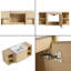 Ensemble de meuble-lavabo mural simple 48 po avec plateau en céramique Narnby-1481189862-1494290472