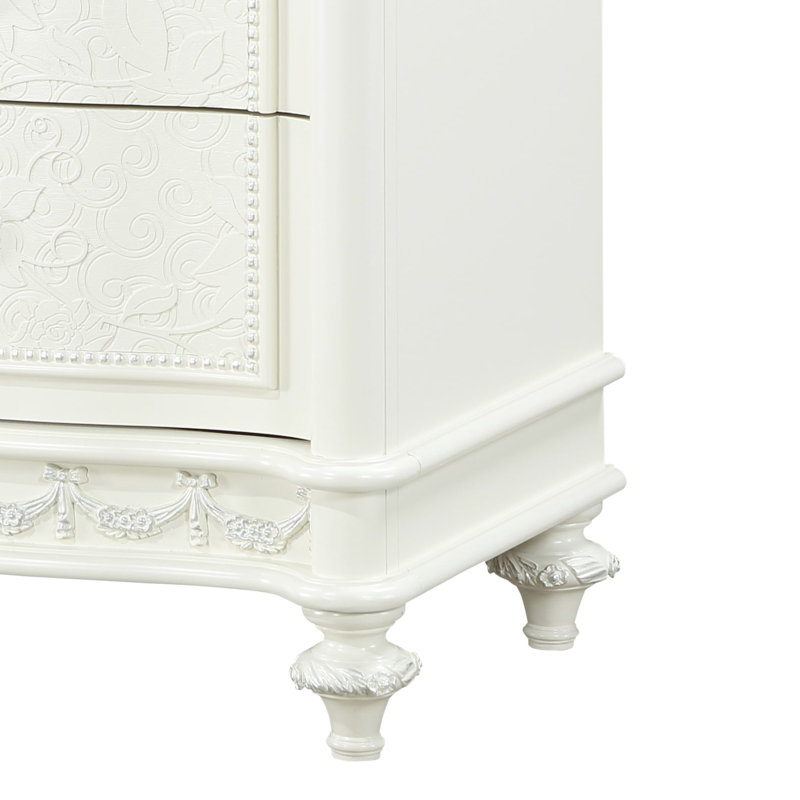 Table de chevet pour chambre à coucher - plateau spacieux et 2 tiroirs avec 2 options de rangement élégantes