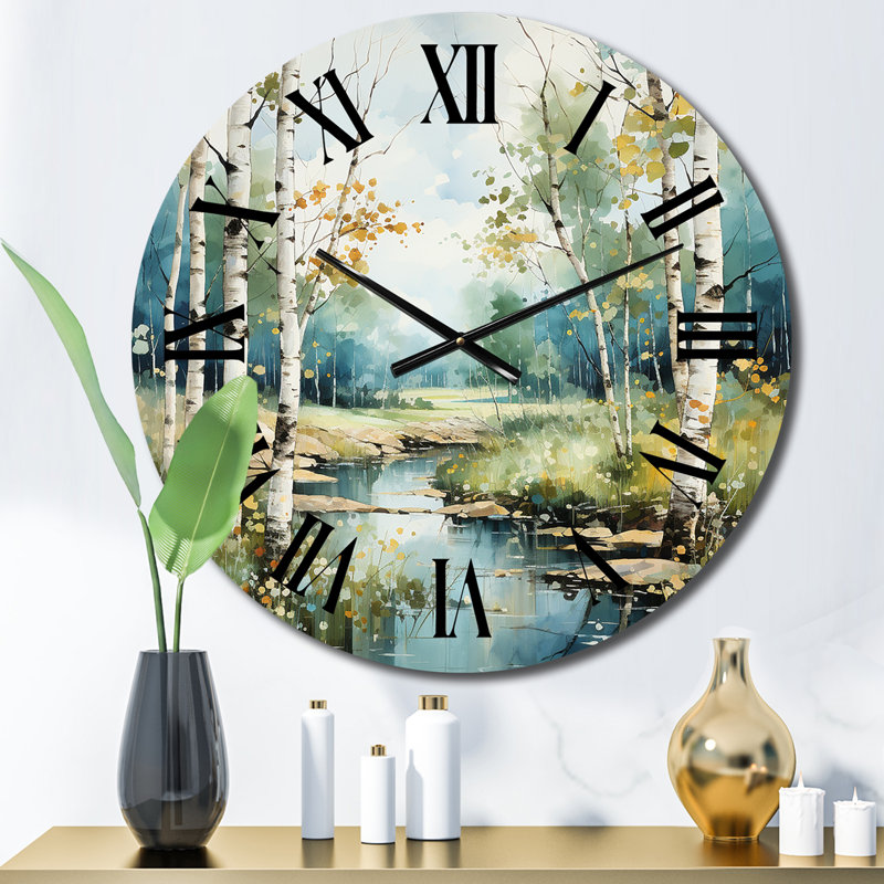 Horloge murale en métal, Petit