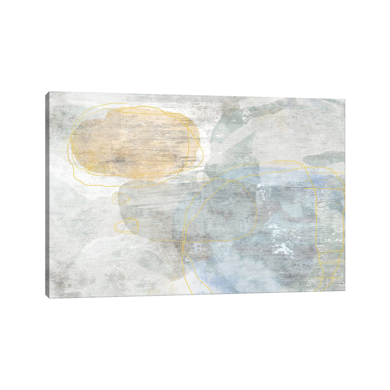 Flaxen Prairie 1 Piece Wrapped Canvas Painting, 30.48 cm H x 45.72 cm W
