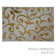 Tapis beige en polypropylène à motif floral Kaelan