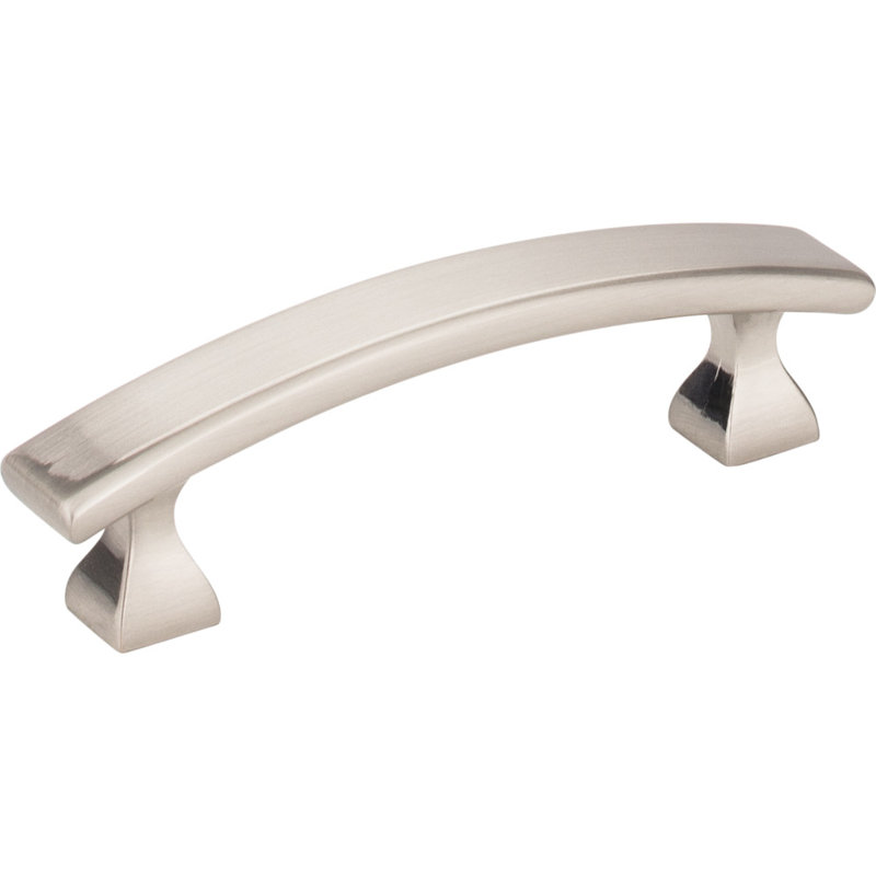 Hadly 3" Center to Center Arch Pull, Satin Nickel