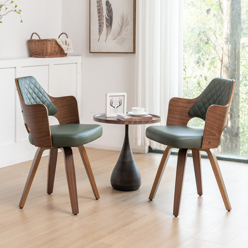 Khloemae Swivel Dining Chair, Green