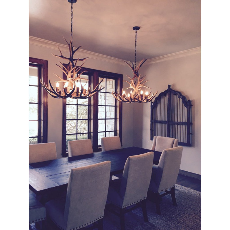 Kennedy 8 - Light Chandelier, Sun Bleached
