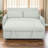 Modern 57" Pull-Out Sleeper Sofa Bed – Convertible 2-Seater Loveseat With USB Ports & Throw Pillows-392527025