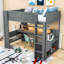 Lit mezzanine avec tiroirs Jermesha Kids-297420356