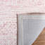 Tapis rose pâle en laine et viscose touffeté à la main Caudill-1222181494