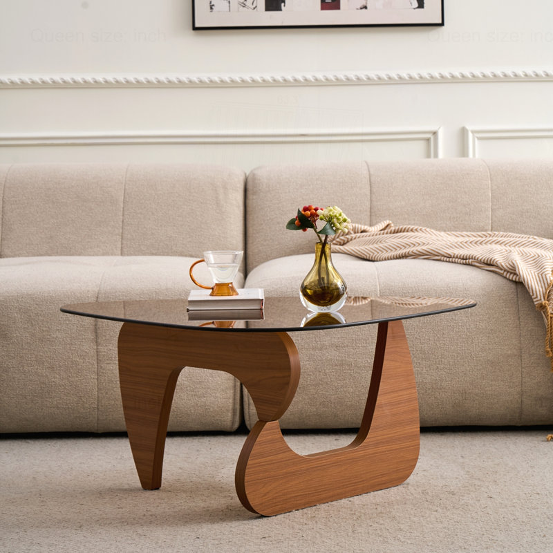 Table basse Modern Farmhouse, Brun, Brun, H 15,74 po x L 43,3 po x l 29,5 po