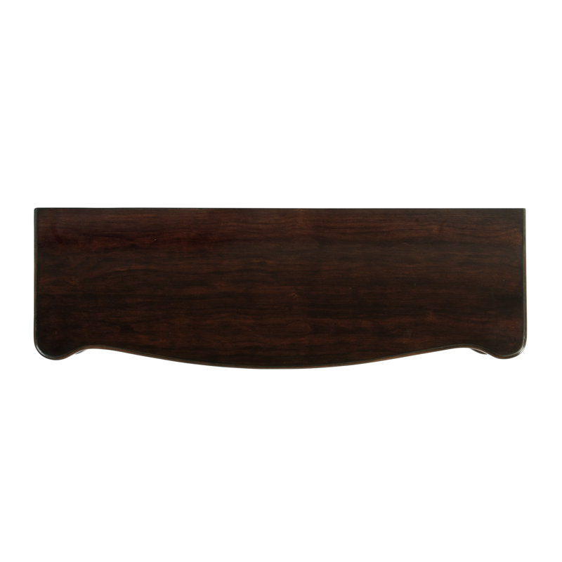37" Serpentine-Shaped Console Table, Cherry