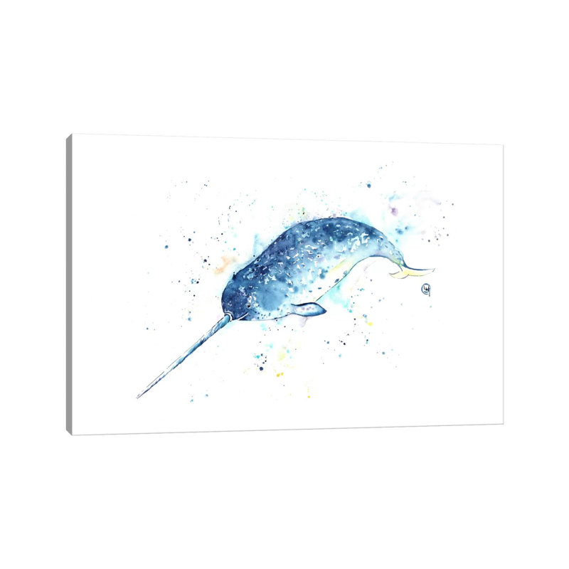 Unicorn Of The Sea by Lisa Whitehouse - Wrapped Canvas Gallery-Wrapped Canvas Giclée, 101.6 cm H x 66.04 cm W